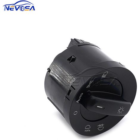 1K0941431A is a combination switch for headlight control of Volkswagen Cadillac Touran, Golf, and Jetta. (1/4)