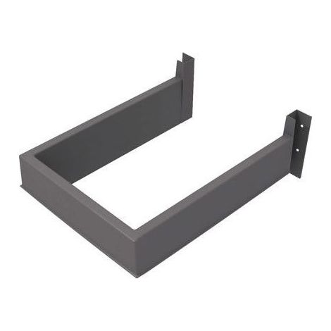 Itar – Passage de siphon décor anthracite – Hauteur minimale 83 mm – Pour tiroirs design – Solution esthétique et fonctionnelle
