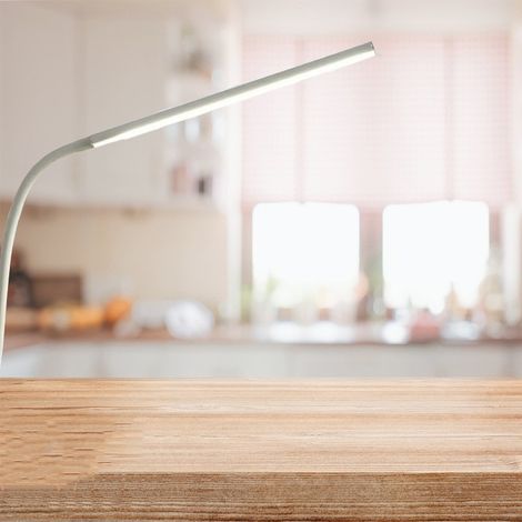 Lampe de bureau à pince réglable – Éclairage LED doux pour étude, chambre ou dortoir, 3 températures de couleur (chaud/froid/neutre), intensité variable, alimentation USB, design plat idéal pour cheve