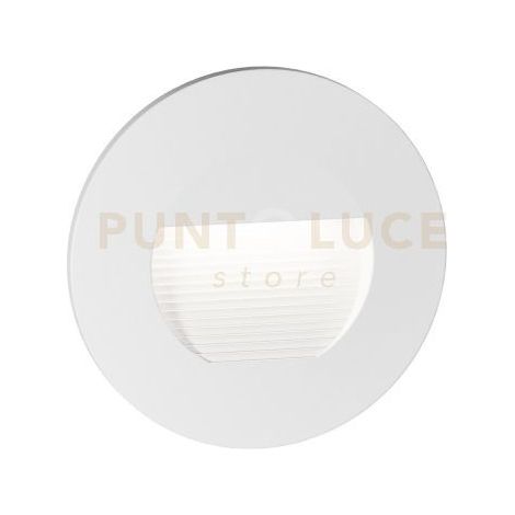GES2110N- SEGNAPASSI LED 4000K 197LM 3W IP65 ALLUMINIO BIANCO E VETRO INCASSO