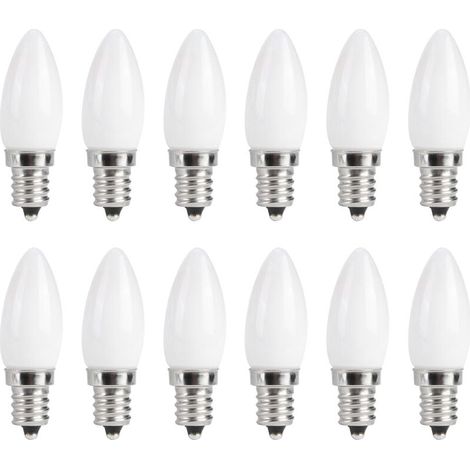 10 pièces Mini E12 LED candélabre ampoules 1.5W AC 230V pour la maison voiture armoire htel éclairage (1/4)