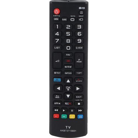 1 Pièce Télécommande Noire AKB73715601 de Haute Qualité pour Téléviseur LG Intelligent (1/5)