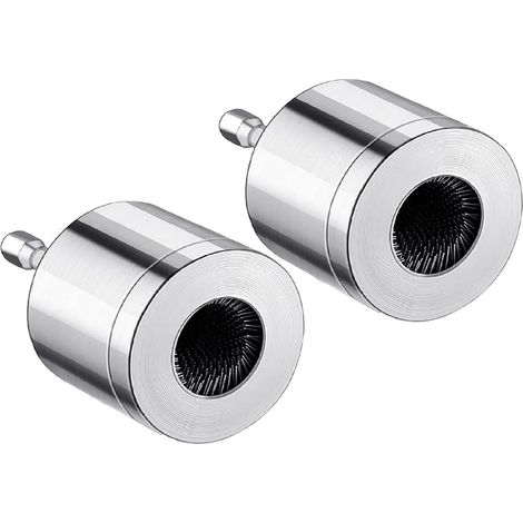 Lot de 2 nettoyeurs de tuyaux en métal et cuivre 15 + 22 mm pour perceuse électrique (1/5)