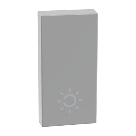 Copritasto con simbolo lampada per comandi assiali MatixGo Bticino JG4916A silver