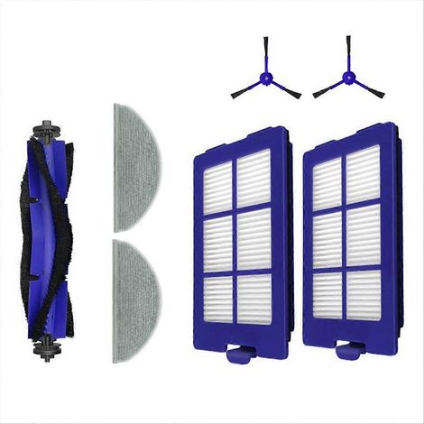 Accesorios para el robot aspirador y fregador Eufy X8: Cepillo lateral, filtro, cepillo de fregona desechable () (1/5)