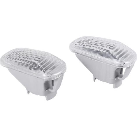 Clignotant latéral avant pour Honda Civic, City, Stream, Odyssey, CR-V, Fit et Jazz (2002-2014), blanc (1/4)