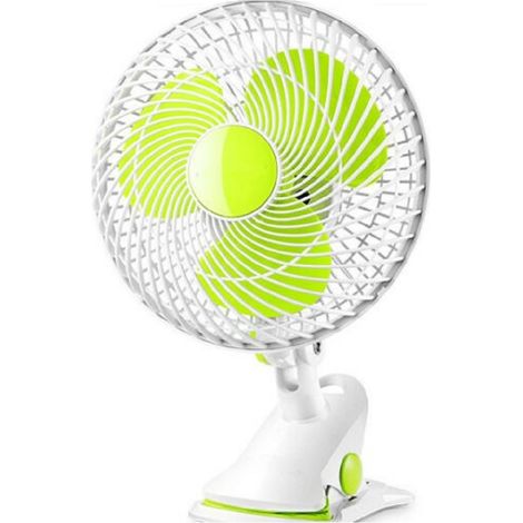 TRADE SHOP - Ventilatore Da Tavolo A Clip 3 Ventole Silenzioso 180mm Estate Ufficio Casa -