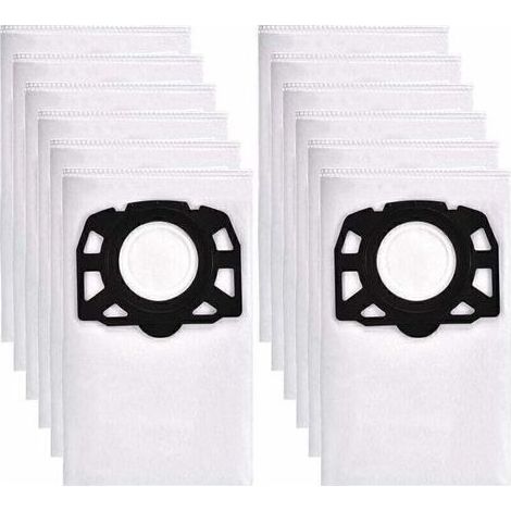 12 Sacs Pour Aspirateur Karcher WD4 WD5 WD6 MV4 MV5 MV6 Eau Et Poussière (1/4)