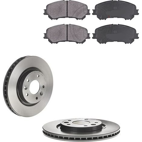 KIT FRENI ANTERIORI compatibile con NISSAN QASHQAI II SUV (J11,,J12) - DISCHI + PASTIGLIE OEM: P 56 100 , P 56 099 / 18409 /SOSTITUZIONE DIRETTA/BASSA POLVERE/SILENZIOSO (1/5)
