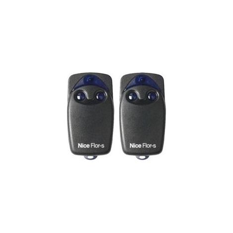 NICE FLO2R-S Fernbedienung für Tore und Rollläden – 2er-Pack – 433,92 MHz Frequenz – Rolling-Code-kompatibel (1/5)