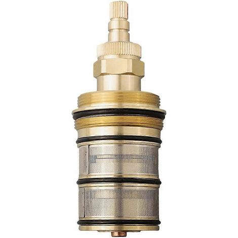 Mitigeur thermostatique, robinet de douche, pièce de rechange thermostatique en laiton, pièce de rechange thermostatique 20-48 °C - WELLNGS