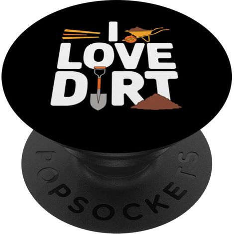 I Love Dirt Shovel Brouette Graphique Adhésif (1/5)