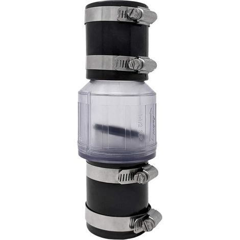 Clapet anti-retour BADA 2 pouces silencieux pour pompe eaux usées compatible tuyauterie Schedule 40 1 1/2 pouce réduction bruit (1/5)