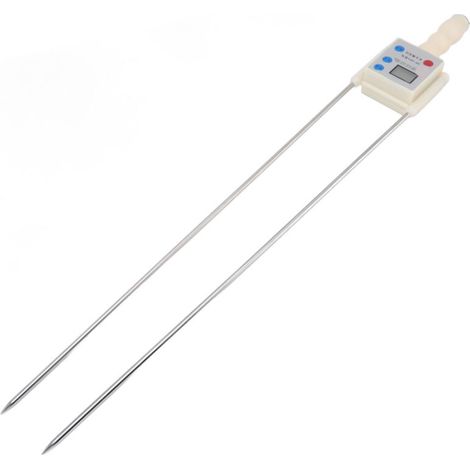 Humidimètre pour Céréales Multifonctionnel à Affichage LED HD, Mesure Rapide avec Double Aiguille pour Blé, Maïs, Riz et Autres Céréales (1/4)