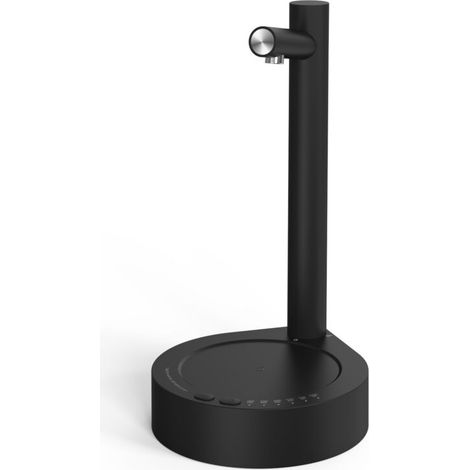 Distributeur d'eau rechargeable, pompe à eau électrique, distributeur d'eau automatique de table de type seau avec tuyau de 120 cm, noir (1/5)
