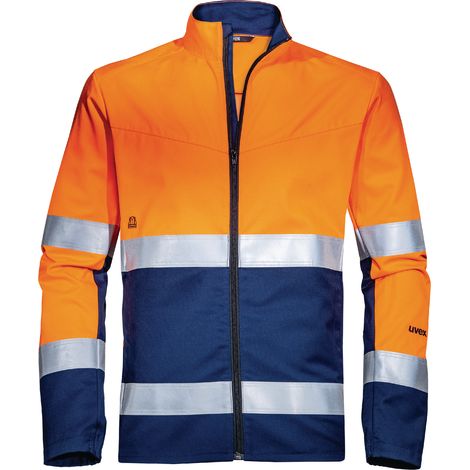 Uvex Suxxeed Construction Herren-Arbeitsjacke - Orange Männer-Sicherheitsjacke: S (1/5)