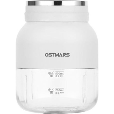 Bouteille à jus multifonction grande capacité, bouteilles à jus avec bouchons, broyeur à glace électrique portable sans fil B (1/5)