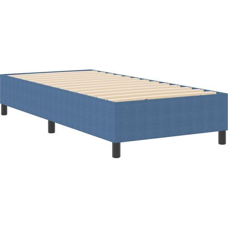 Maison Exclusive - Plattformbettgestell Blau 80 x 200 cm Cordstof