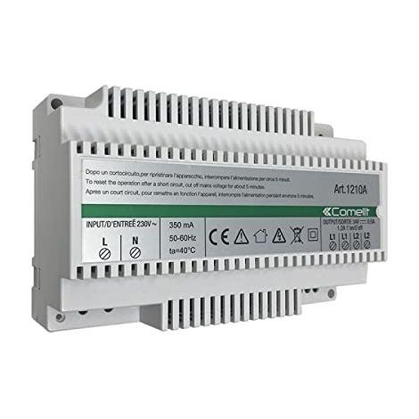 ALIMENTATION 2 FILS POUR PLATINE ULTRA, BP AU-DELÀ DE 30 LGT COMELIT 1210A