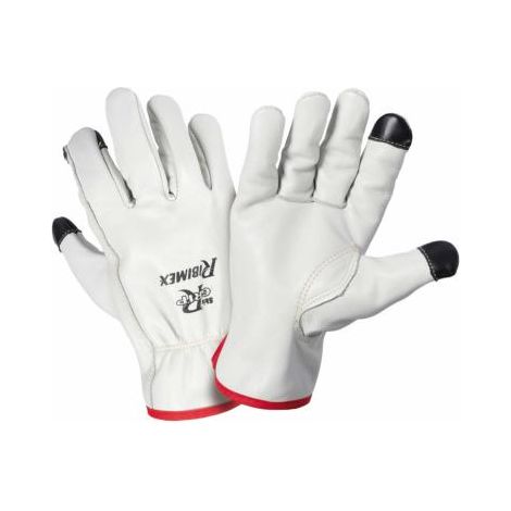 Gants de travail cuir vachette fleur Skin'Rgrip taille 8 (1/2)