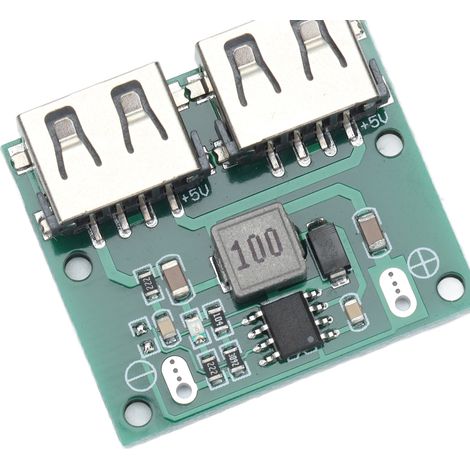 Module régulateur de charge USB double 6-26V vers 5.2V 3A convertisseur abaisseur DC pour 9V 12V 24V (1/5)