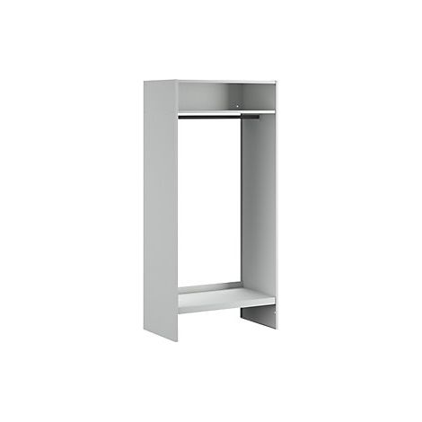 Wolf  Guardaroba aperto  grigio chiaro RAL 7035  con 10 grucce
