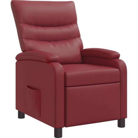 Fauteuil inclinable Bordeaux Simili cuir vidaXL (1/5)