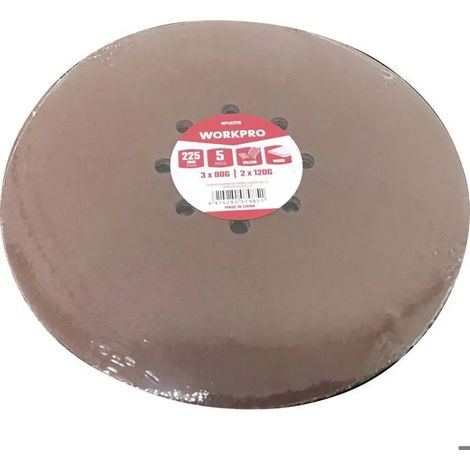 Discos de lijado WorkPro wp407216 230 mm 5 unidades
