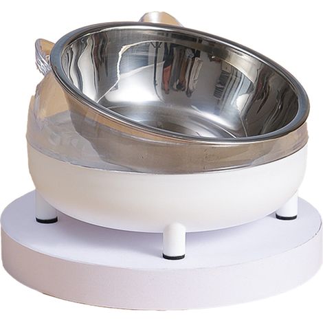 Gamelle inclinable pour chien en acier inoxydable, anti-vomissements, anti-déversement, antidérapante et surélevée (1/5)