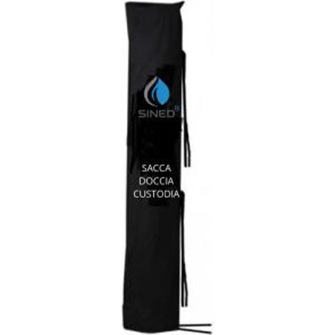 Sined Funda Protectora Para Duchas En Nylon Plastificado Con 3 Cordones Azul