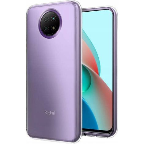 Cover posteriore in silicone per Xiaomi Redmi Note 9 5G / Note 9T, colore trasparente. (1/5)