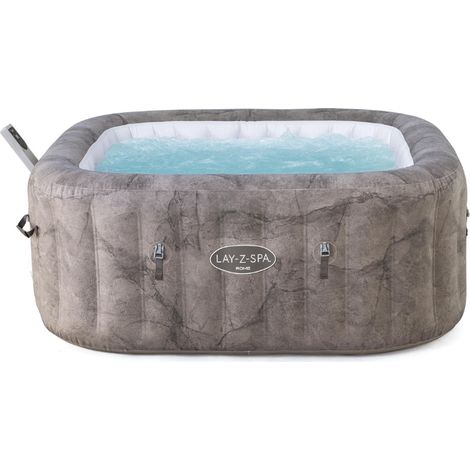 Bestway Spa gonflable carré Lay-Z-Spa Rome Smart AirJet EnergySense avec WiFi 4-6 personnes (1/5)
