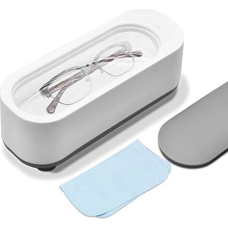 Nettoyeur à ultrasons 300ml – Fréquence 45000 Hz – Nettoyage bijoux, lunettes, montres – Technologie omnidirectionnelle 360° (1/5)