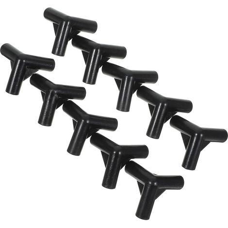 3 Wege T Rohrverbinder 50 Stück 8mm Innenø Kunststoff