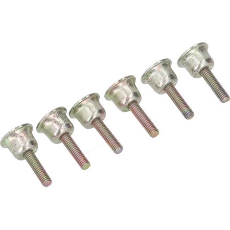 Juego de 6 tornillos de aluminio M4 MS260 para la maneta del freno de la motosierra Stihl 024 026. (1/5)