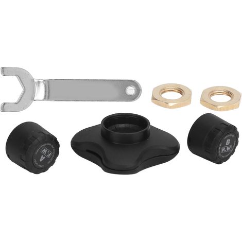 Capteur de Pression des Pneus Moto Bluetooth Externe avec Capteurs Intégrés Kit 1.0-3.5 pour Véhicules Électriques et Vélos (1/5)