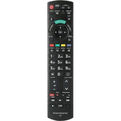 Nouvelle télécommande n2qayb000752 pour téléviseur Panasonic TX-L42ET5. TX-L42ETW5 et TX-L47ET5 (1/4)