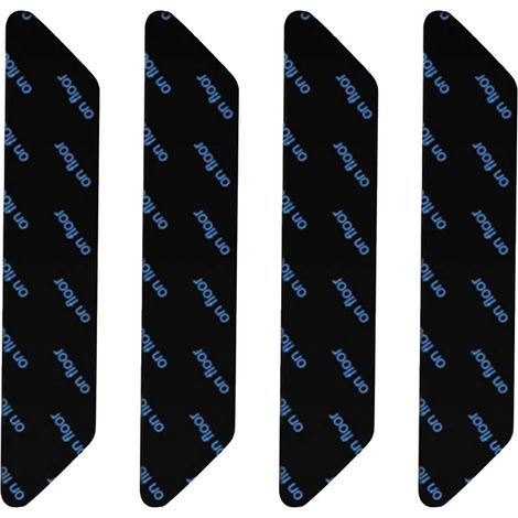 Sollbry Ruban adhésif pour Tapis, Pinces antidérapantes pour Tapis,4 pièces Pinces collantes lavables réutilisables - Protecteur de Tapis en PU, maintient Les Tapis en Place et Les Coins des Tapis à (1/5)