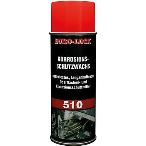 Cire protectrice anti-corrosion EURO-LCOK LOS 510, bombe aérosol 400ml
