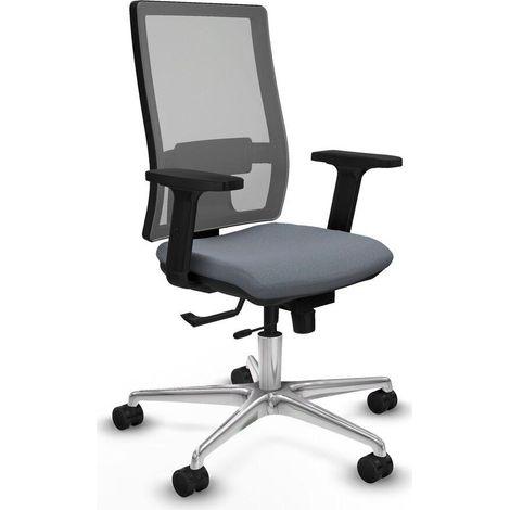 Piqueras y Crespo Horna chaise bureau gris confortable