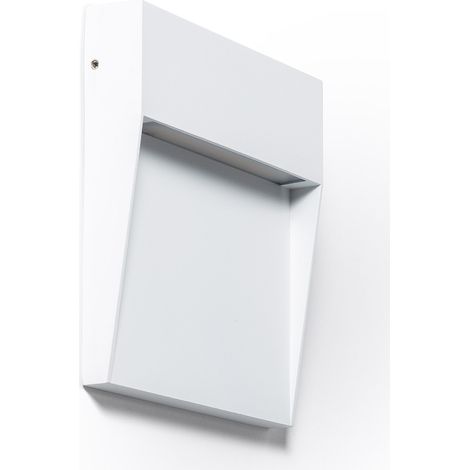 Aplique de Pared Exterior LED 6.5W CCT Seleccionable Superficie Cuadrado Jade Blanco (1/5)