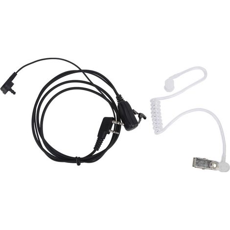 Écouteur pour talkie-walkie Baofeng UV5R, résistant au bruit, avec embouts auriculaires et conduit d'aération. Casque antibruit avec conduit d'aération intégré. (1/5)