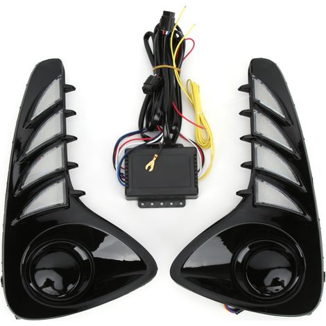 Paire de feux de jour antibrouillard pour voiture, clignotant LED de remplacement pour Vios 2020 – 2021 (1/5)