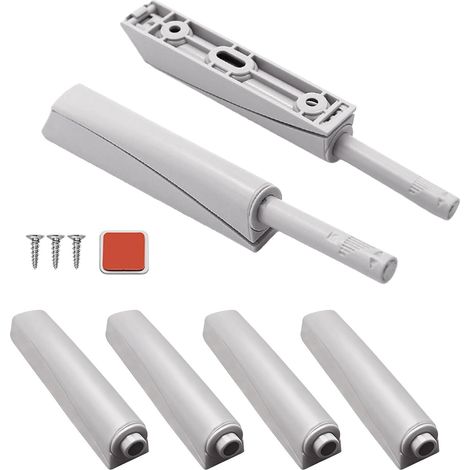 6 Stück Push To Open Türöffner, Drucktüröffner Schranktür Dämpfer Softclose Nachrüsten Möbel Schubladen Türschnapper Magnetische Türöffner (1/5)