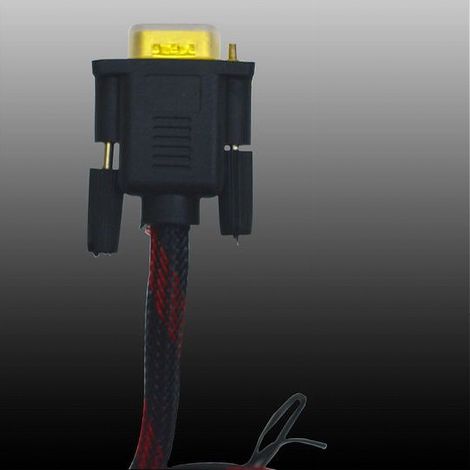 MaxTech - Cavo Vga-vga Telato Monitor Tv Pc Da 3.0 Metri M/m 15 Pin 24 K Maxtech Vga-rt3m - (1/2)