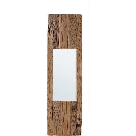 Specchio da parete con cornice in legno "Rafter" 25x4x120 h cm -25 X 90 cm (1/5)