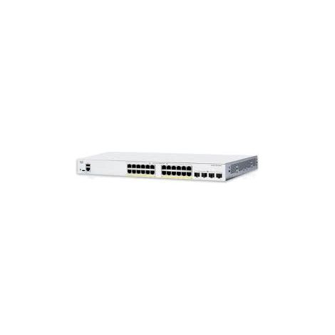 Cisco Catalyst 1300: Switch Gestito L2/L3 Gigabit Ethernet a 24 Porte con Supporto PoE, 4 SFP da 1G, Colore Grigio
