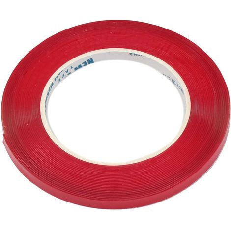 10m Doppelseitiges Hochleistungsklebeband Klebeband Transparent Montageklebeband 6 mm (1/4)