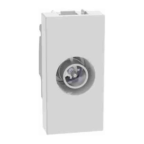 BTIJW4202P10 Presa coassiale passante terminale, attenuazione 10dB, per impianti di antenna centralizzati anche telealimentati