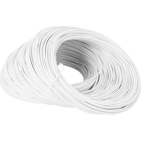Fil d'acier galvanisé blanc, fait main, pour vignes, 0,55 mm, 100 mètres (1/5)